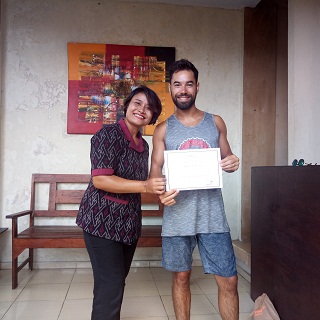 Reeva Bali Spa School Student